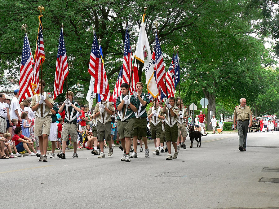 bigstock-Boy-Scouts-march-in-Fourth-of--18499985